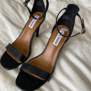 Steve Madden Black Heeled Sandals